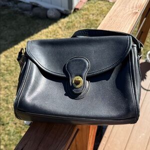 Coach vintage shoulder bag Navy Blue